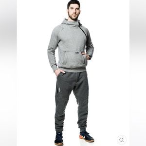 NWT TUXY mens Onesie Hoodie Joggers one piece lounge wear sweat pants sweatshirt